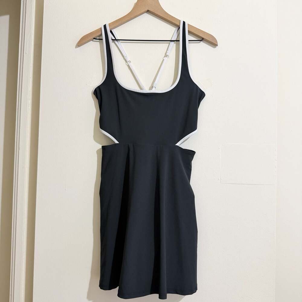 Abercrombie & Fitch Black Active Built-In Shorts Tennis Golf Dress M